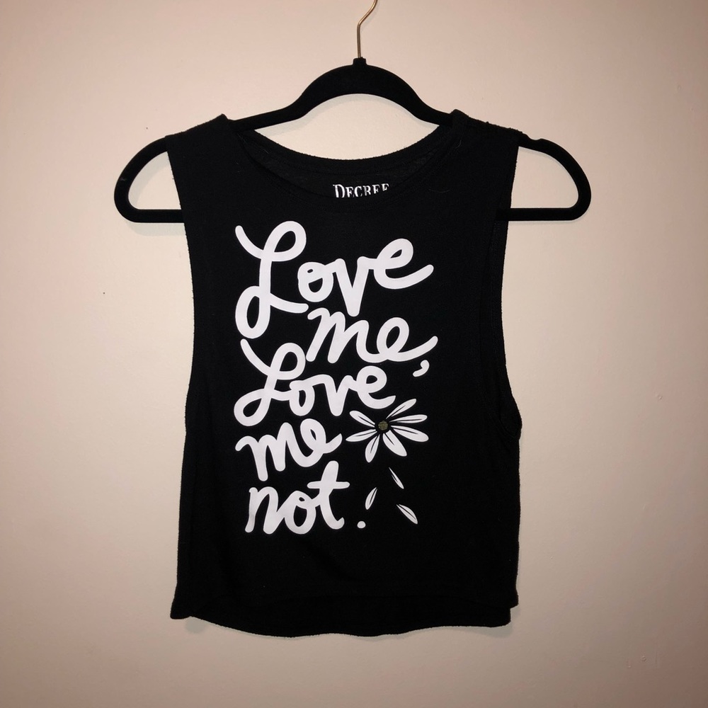 Cropped tank top